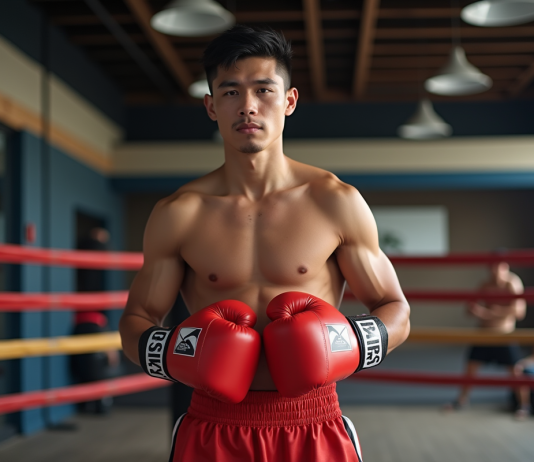 Comprendre les catégories de boxe pour choisir votre style Jeune boxeur confiant dans un gymnase moderne