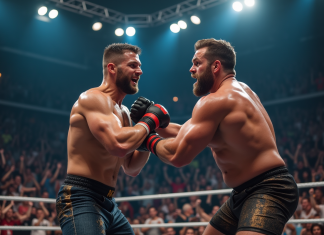 Résultats de SmackDown : les performances qui ont conquis le public Match de lutte dynamique dans une arène bondée