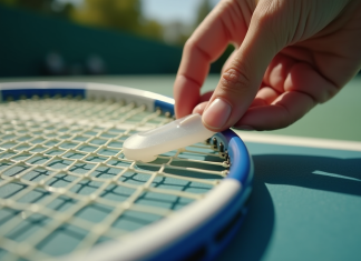 Placer un antivibrateur sur raquette tennis : conseils et astuces