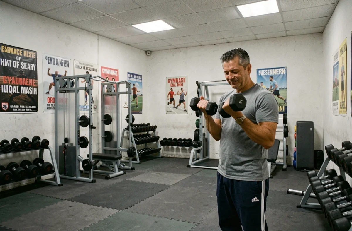 Gymnase Iqbal-Masih avec salle de renforcement musculaire associatif proposant équipements de base pour les habitants
