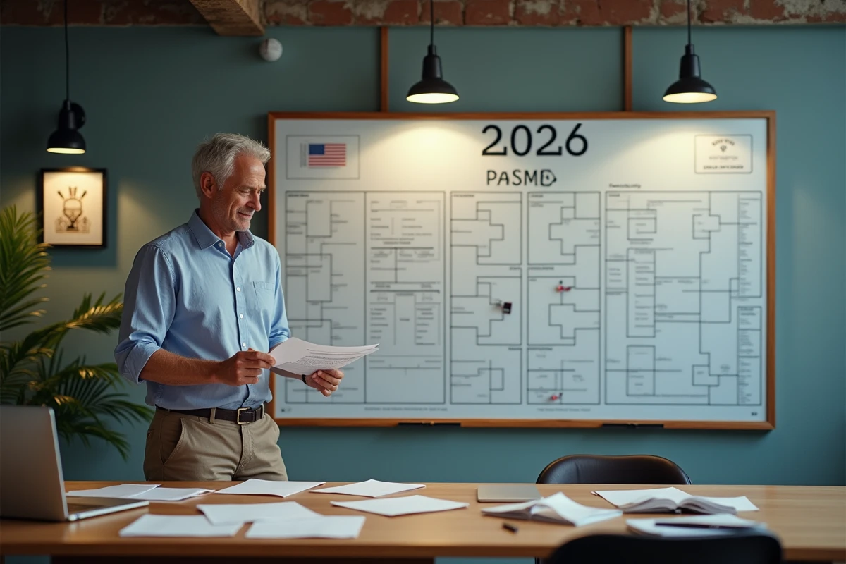Journaliste sportif analysant le calendrier des sorties tennis Zero Codes 2026 dans une salle de presse